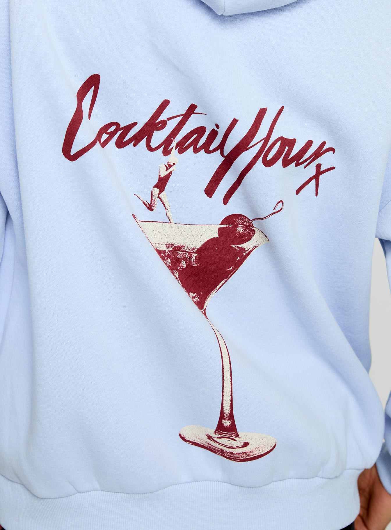 Unwind In Peace Hoodie Blue - Image 5