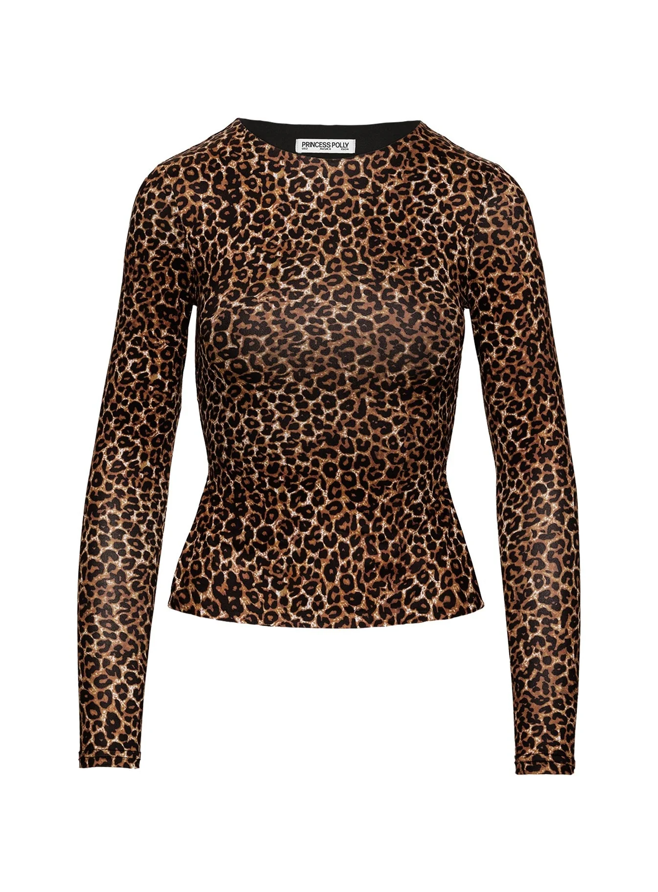 Uzo Long Sleeve Top Leopard - Image 5
