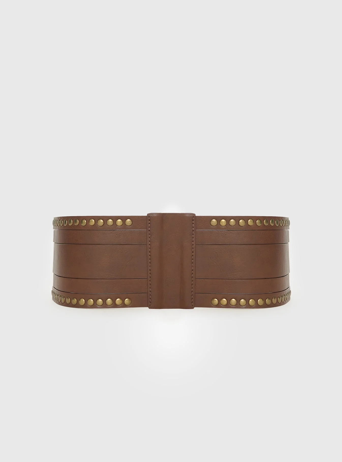 Vanish Faux Leather Belt Brown - Image 4