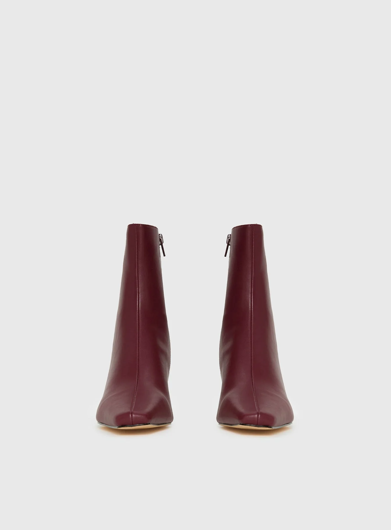 Velvette Boots Burgundy - Image 3