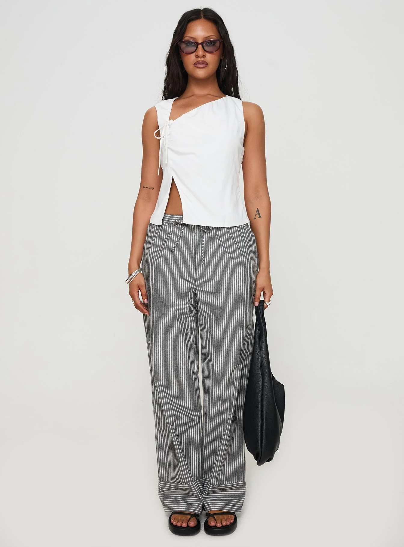 Veridian Pants Black/White Stripe - Image 7