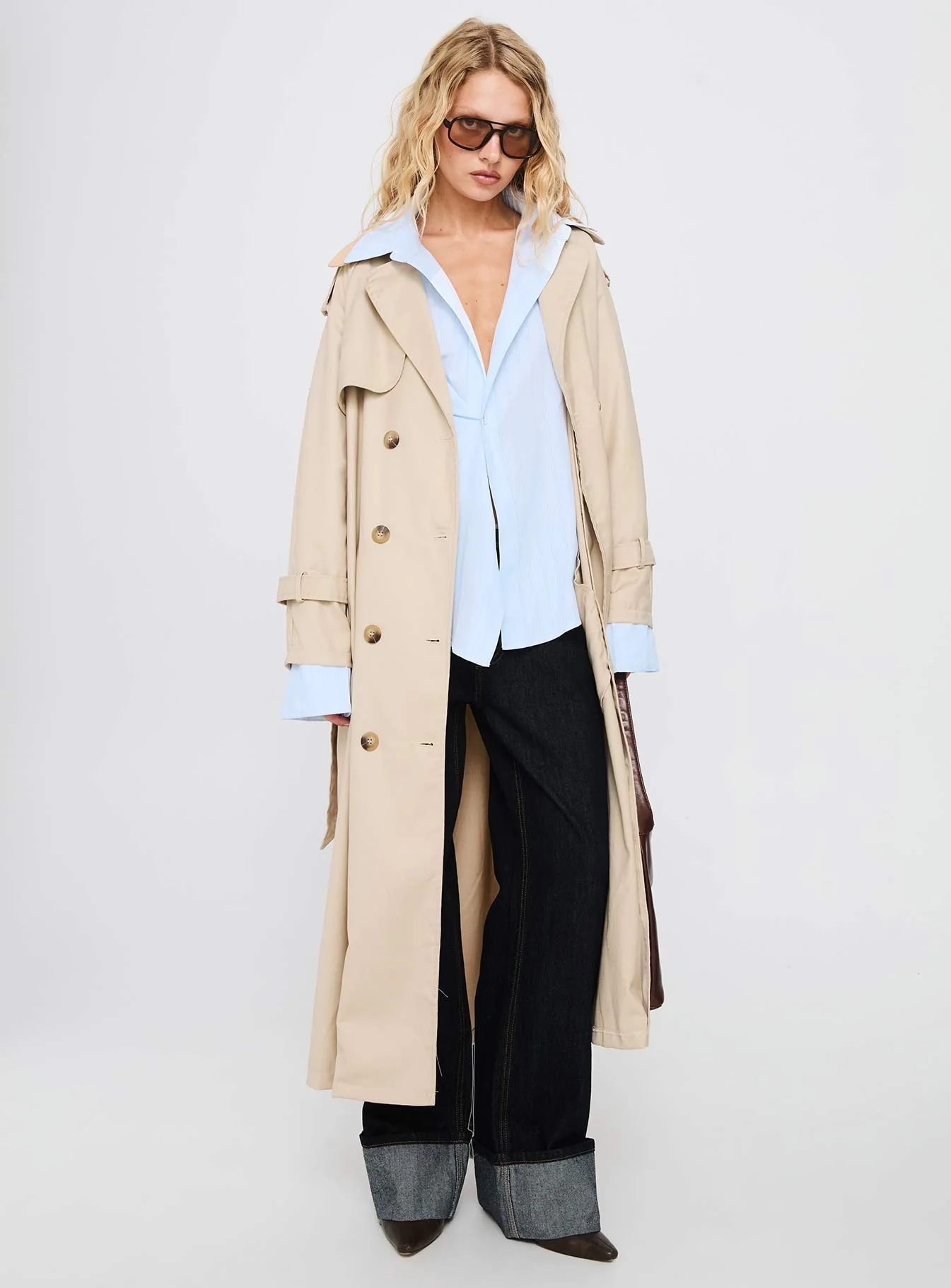 Vision Board Trench Coat Beige - Image 2