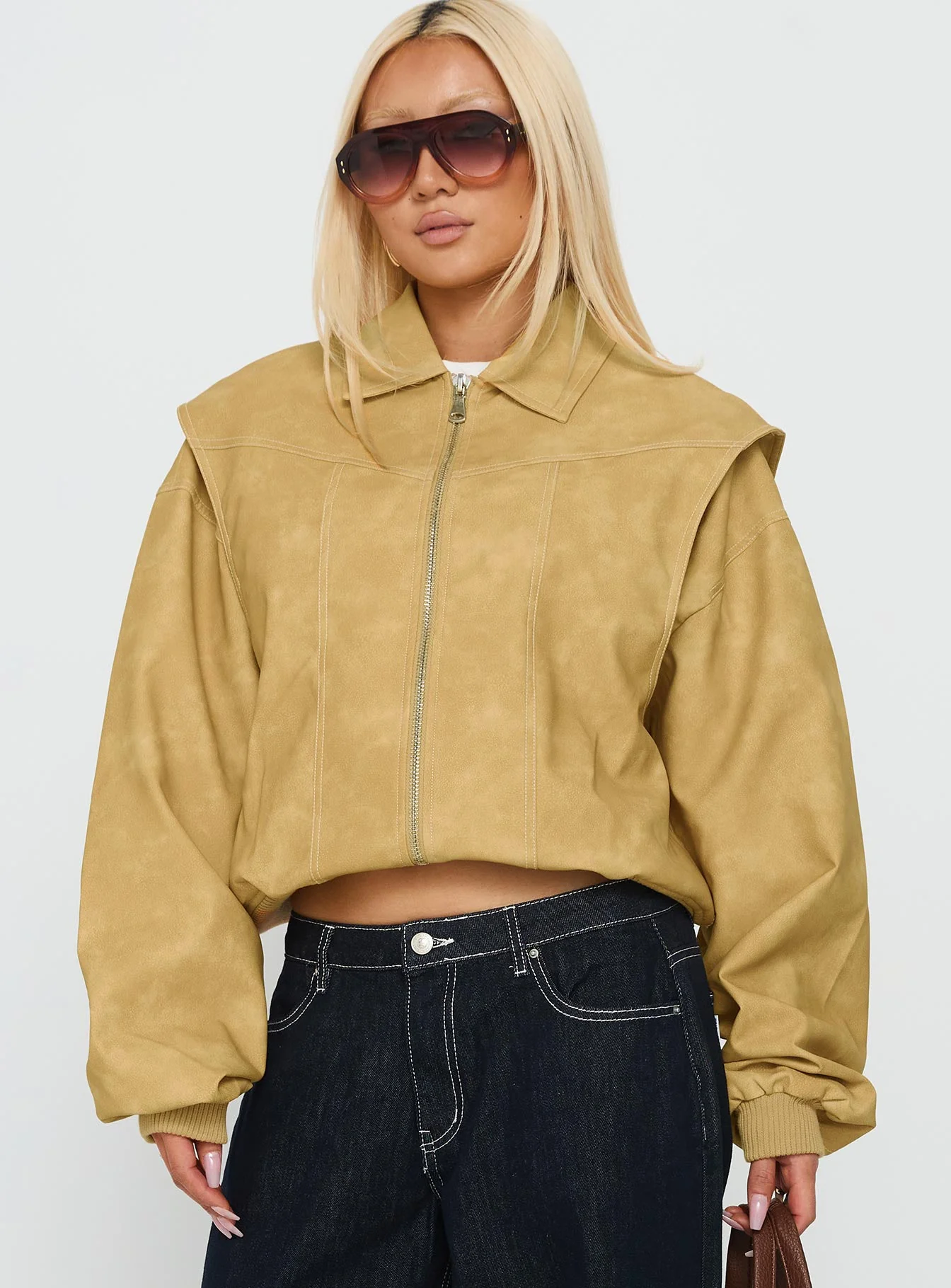 Vista Bomber Jacket Mustard - Image 2