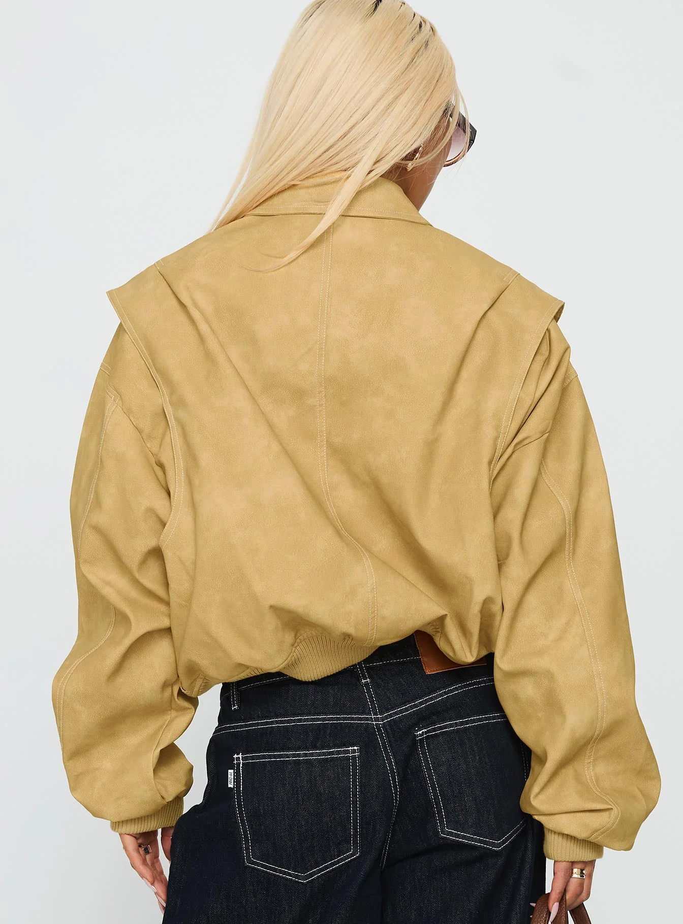 Vista Bomber Jacket Mustard - Image 5