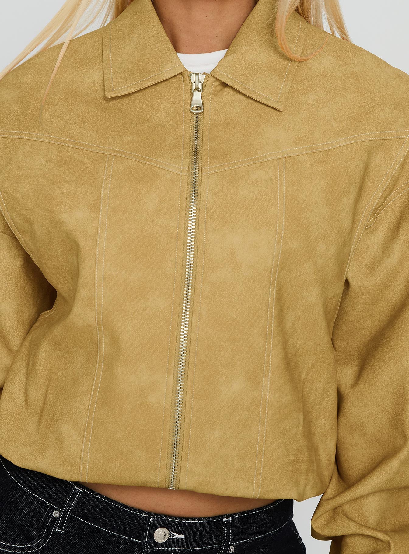 Vista Bomber Jacket Mustard - Image 6