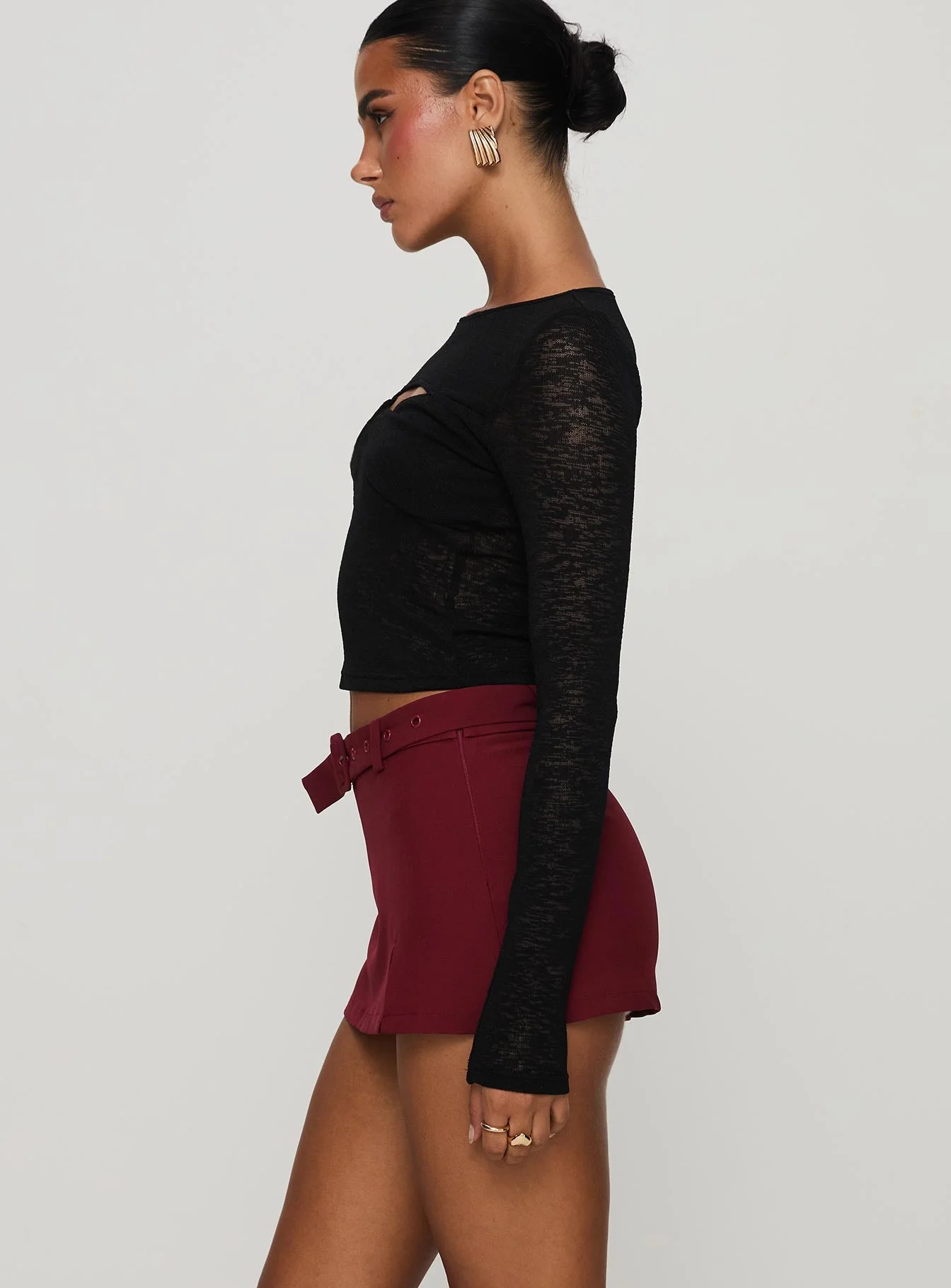 Volley Mini Skort Cherry Red - Image 4