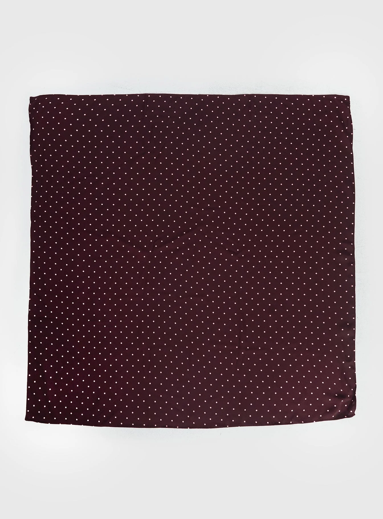 Wanna Be Mine Scarf Brown Polka - Image 2