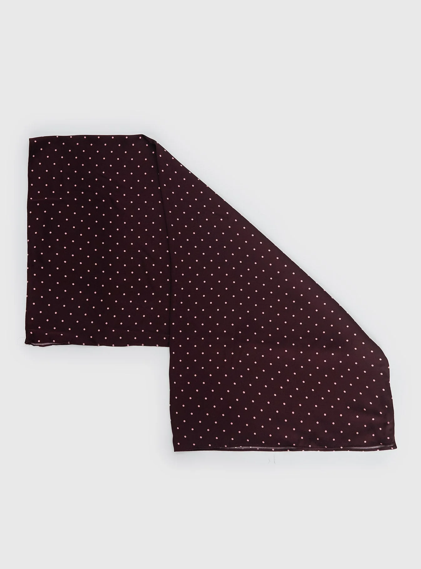 Wanna Be Mine Scarf Brown Polka - Image 3