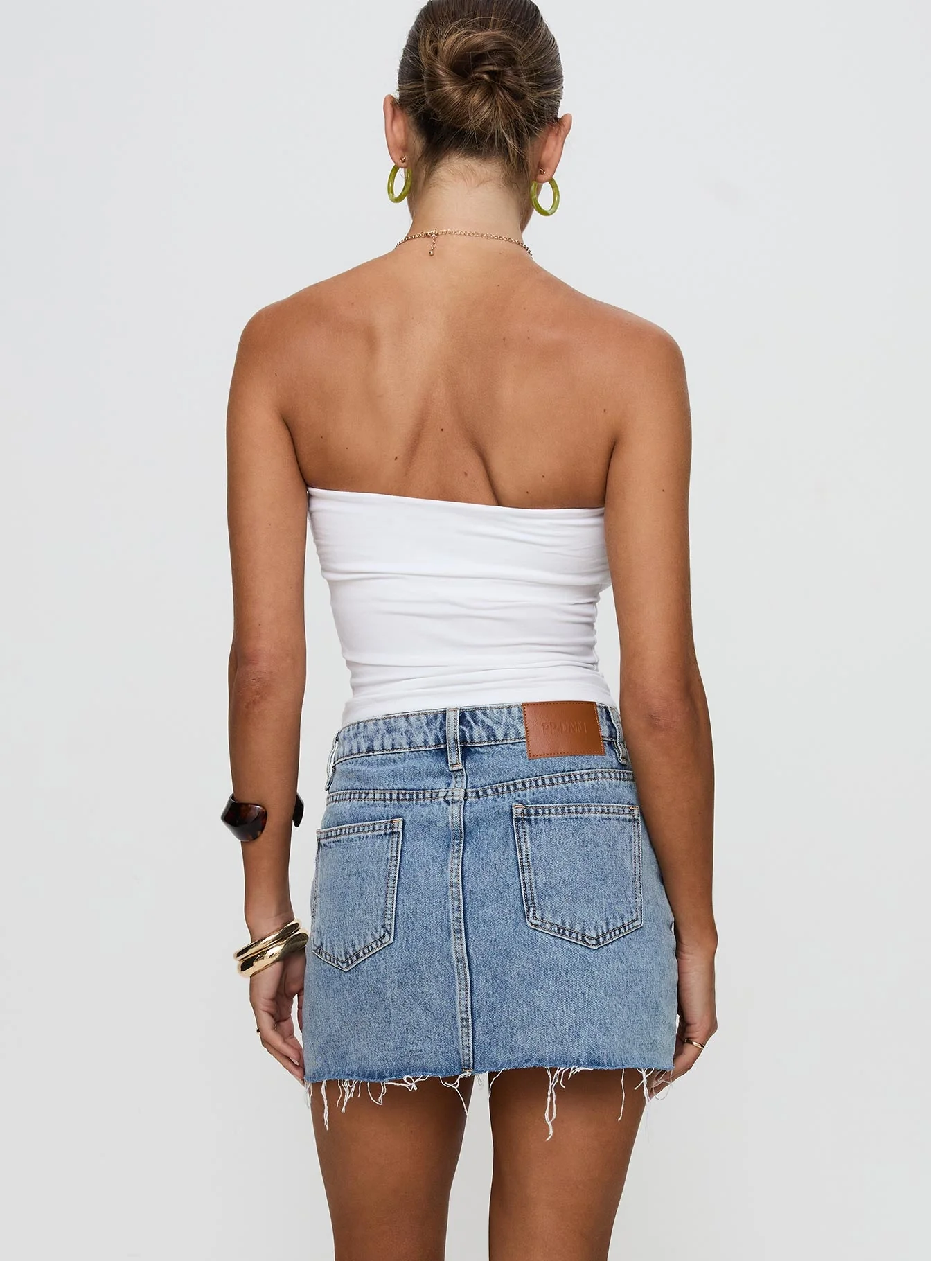 Waverlie Mini Skirt Denim - Image 5