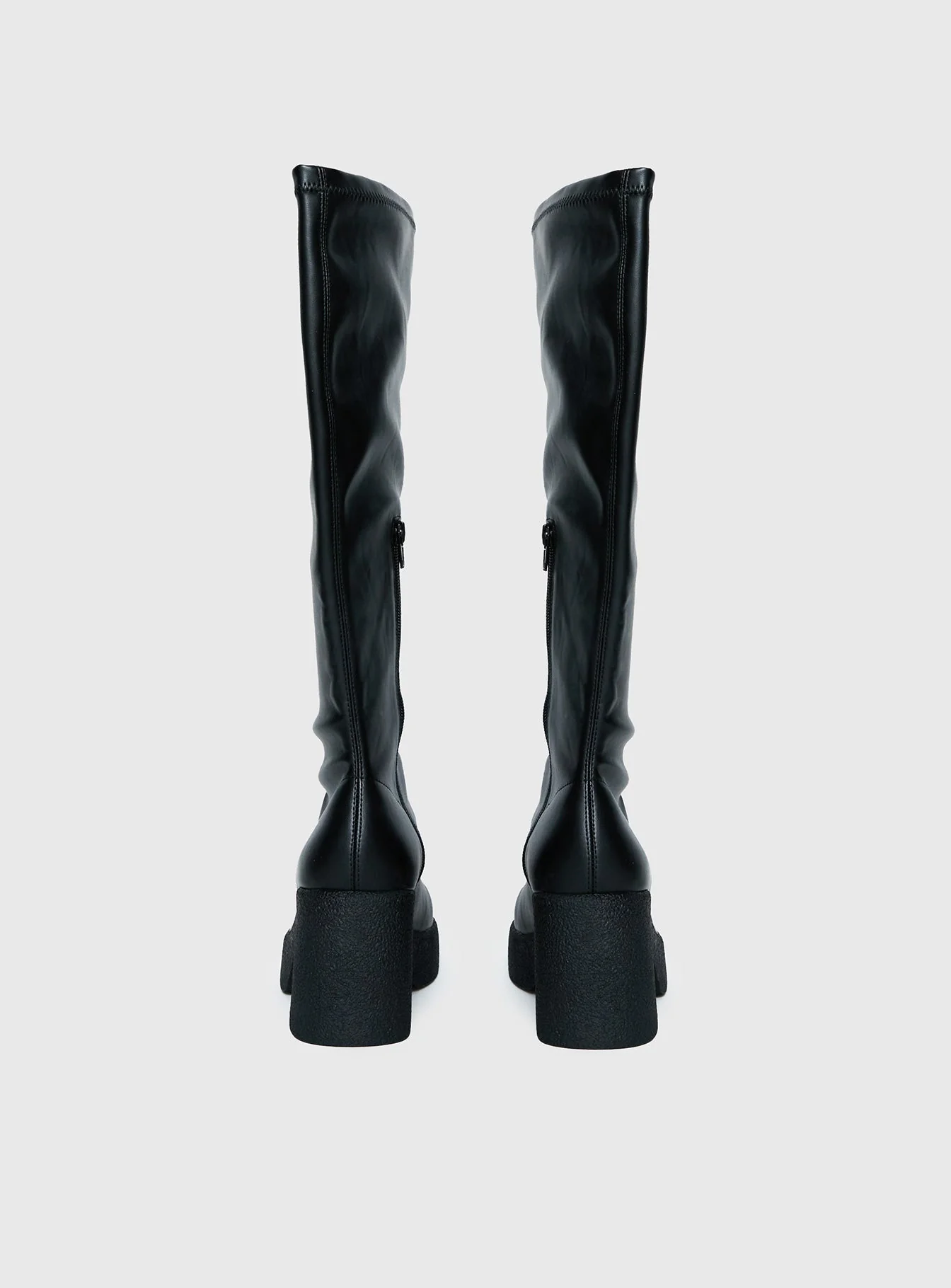 Westcott Knee High Boots Black - Image 4