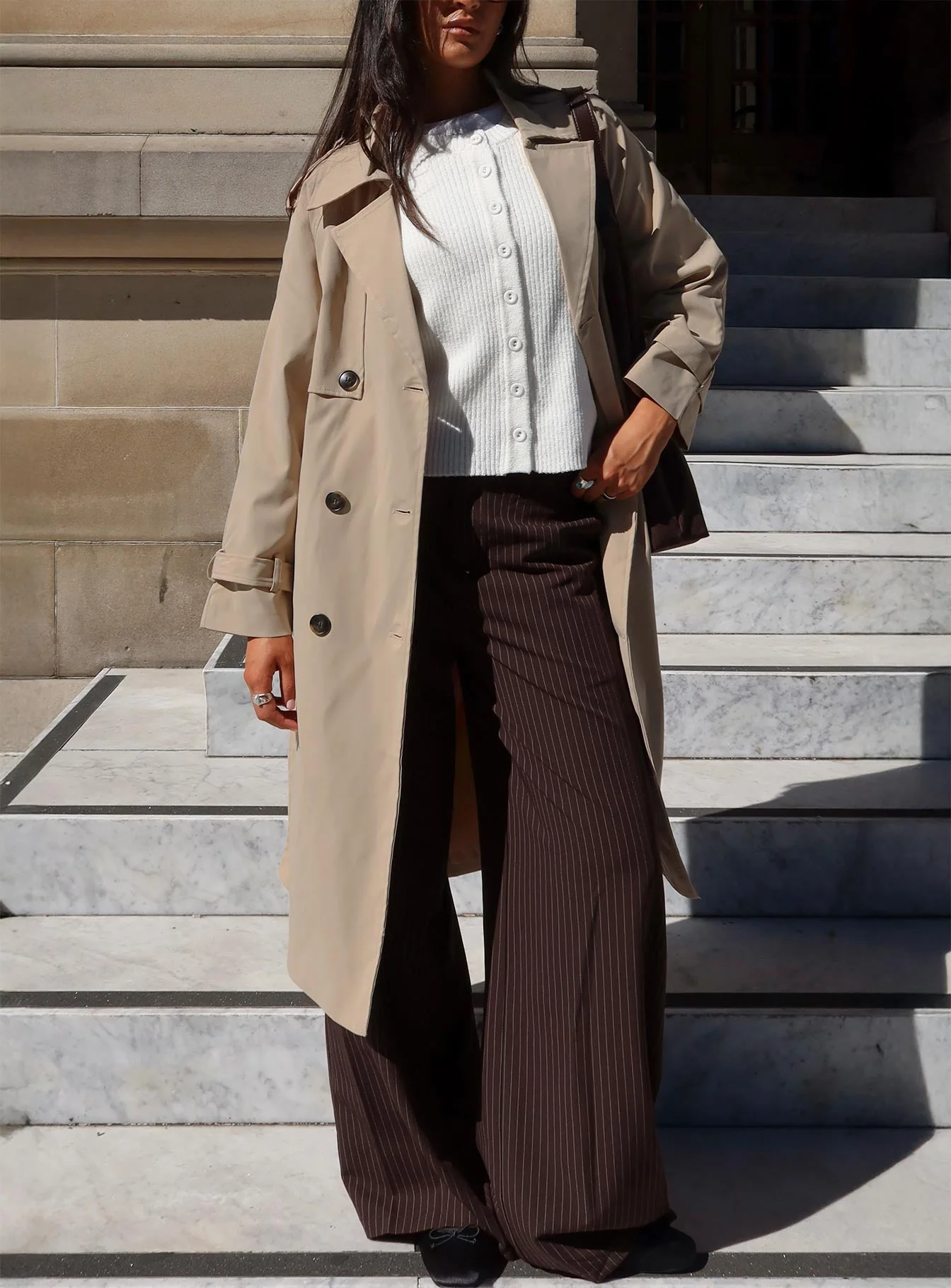 Westwind Trench Coat Natural - Image 9