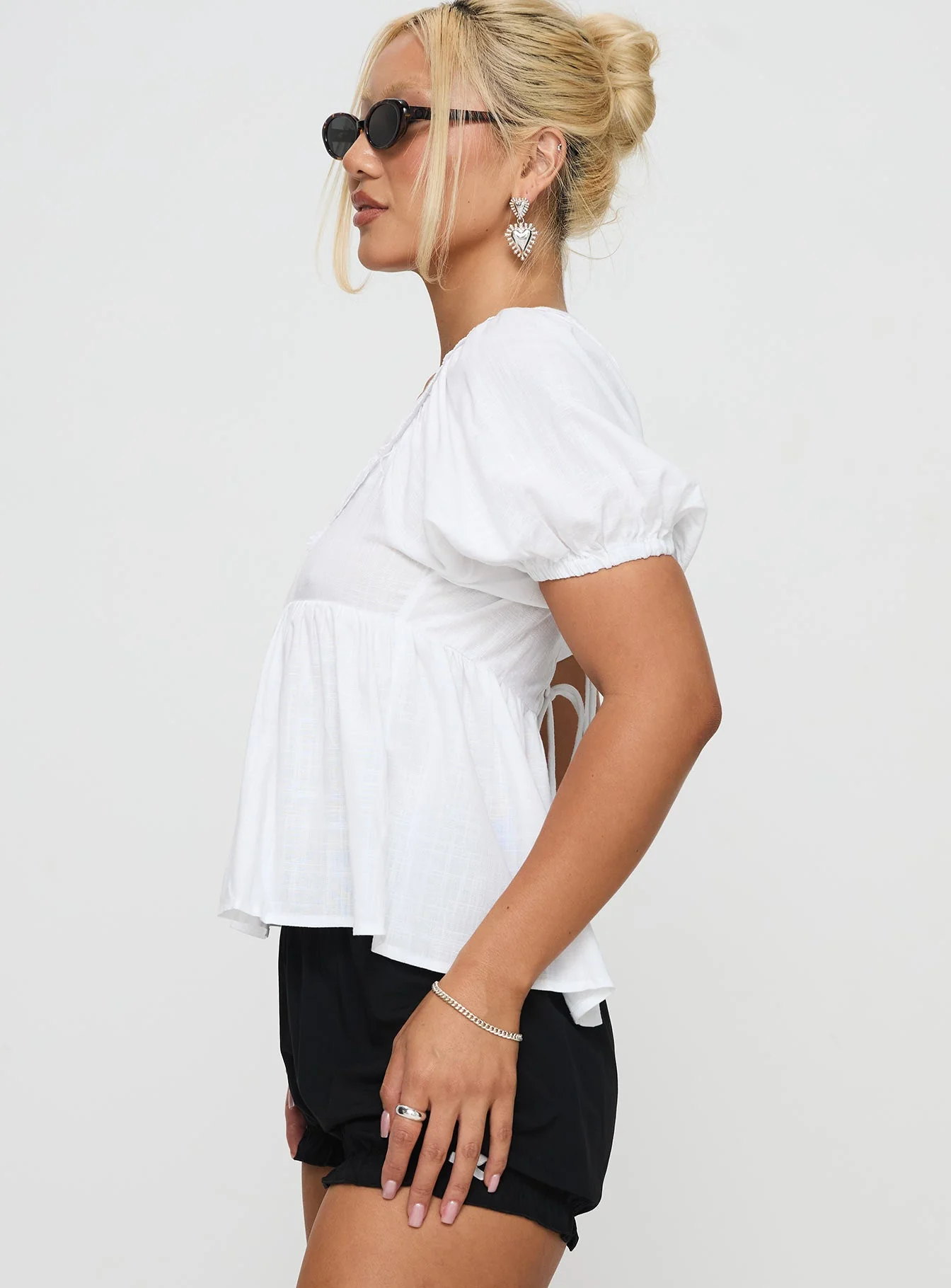 Weyes Smock Top White - Image 4