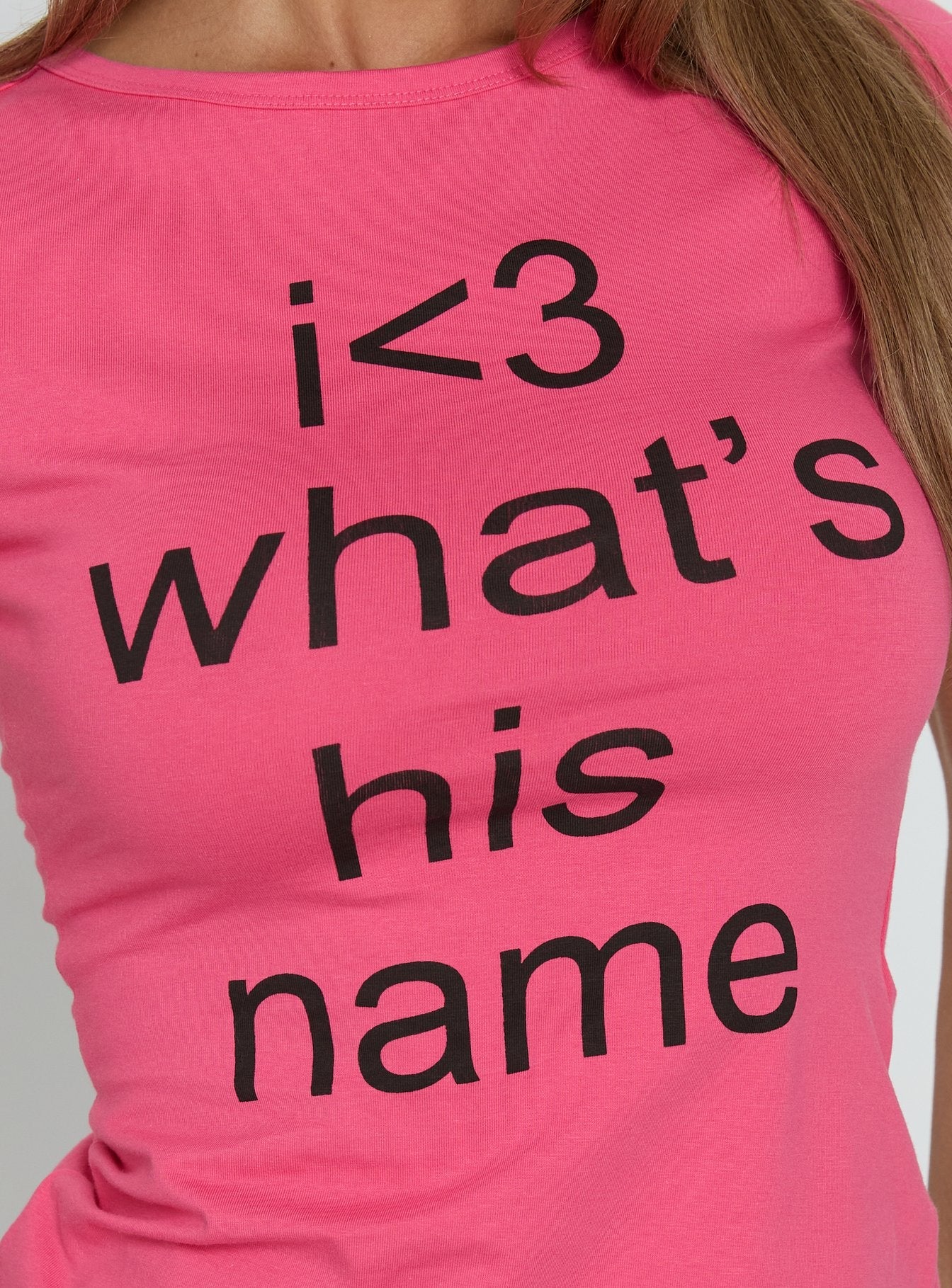 What's His Name Graphic Top Hot Pink - Image 6