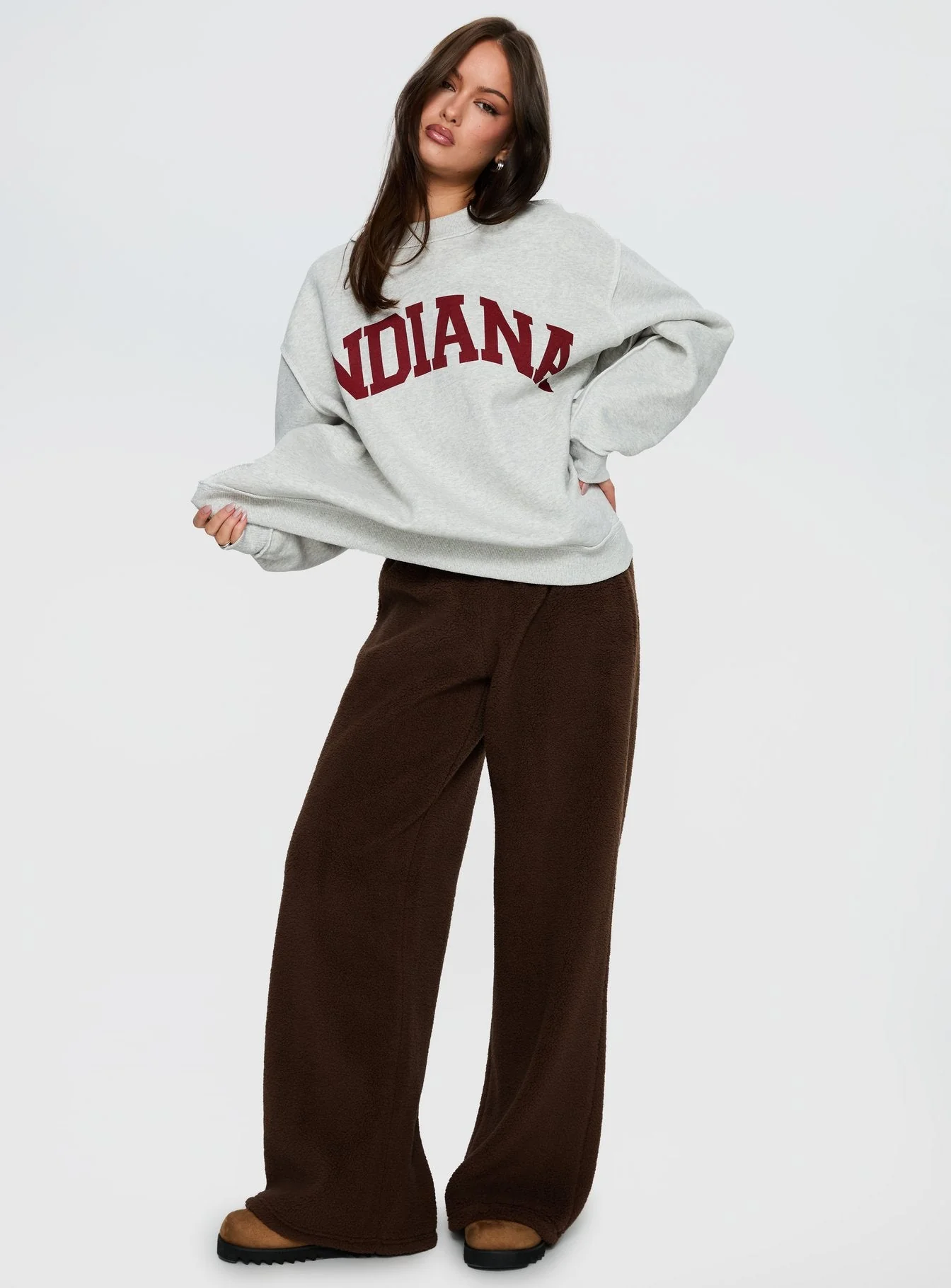 When In Indiana Jumper Grey - Image 3