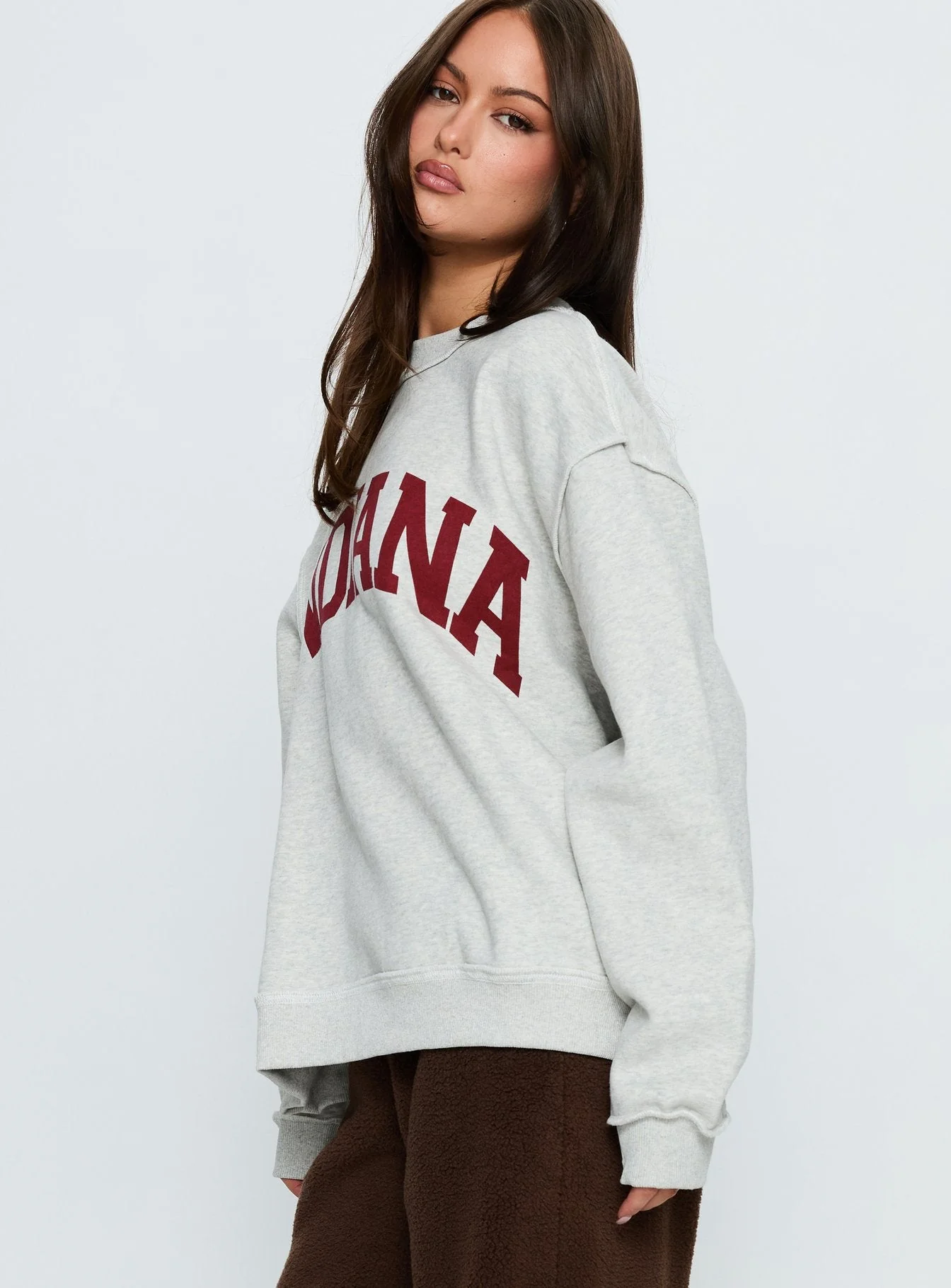 When In Indiana Jumper Grey - Image 4