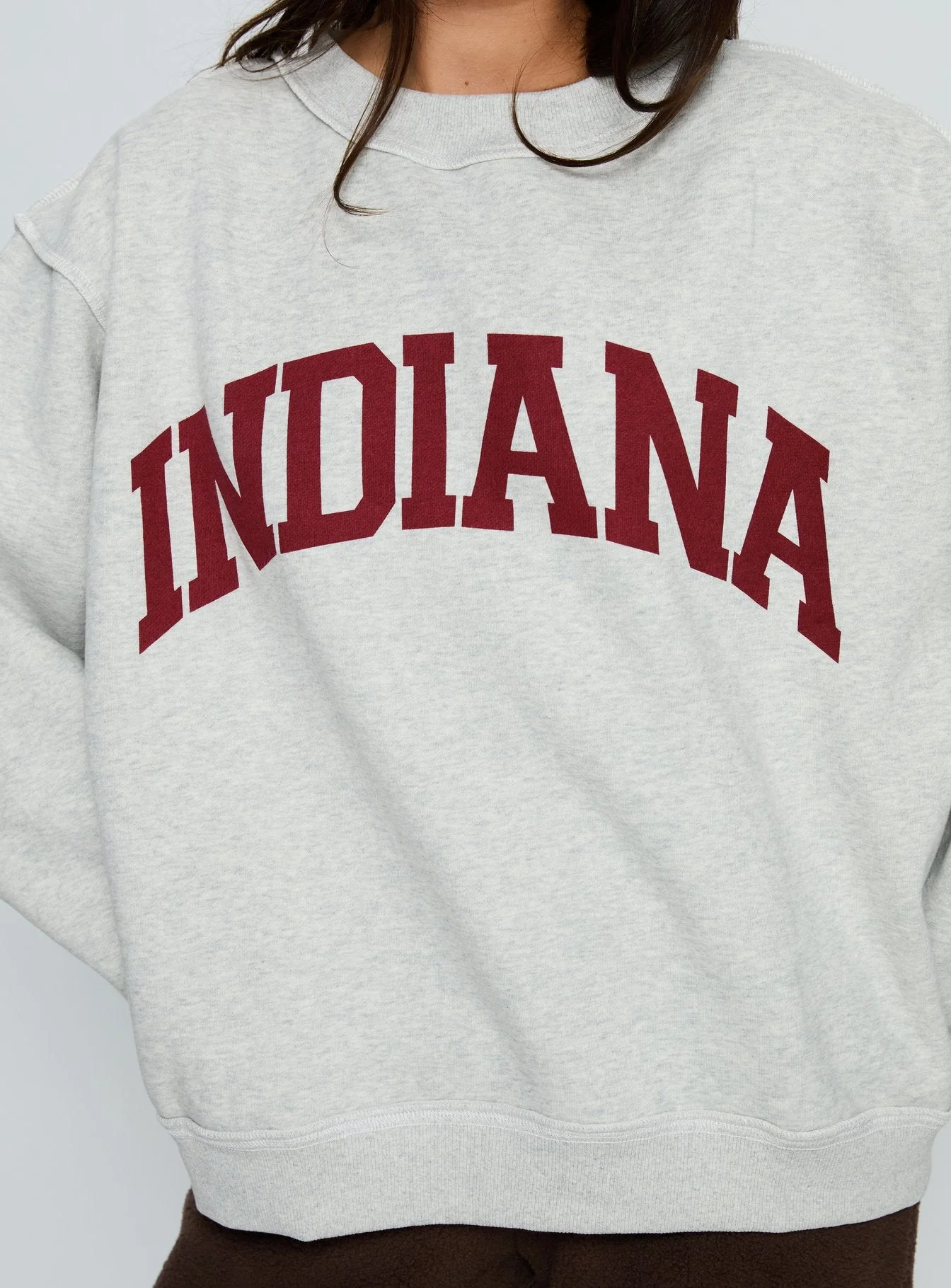 When In Indiana Jumper Grey - Image 6