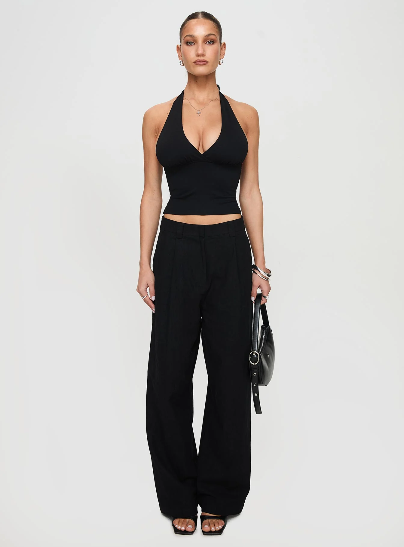 Whimsy Halter Top Black - Image 7