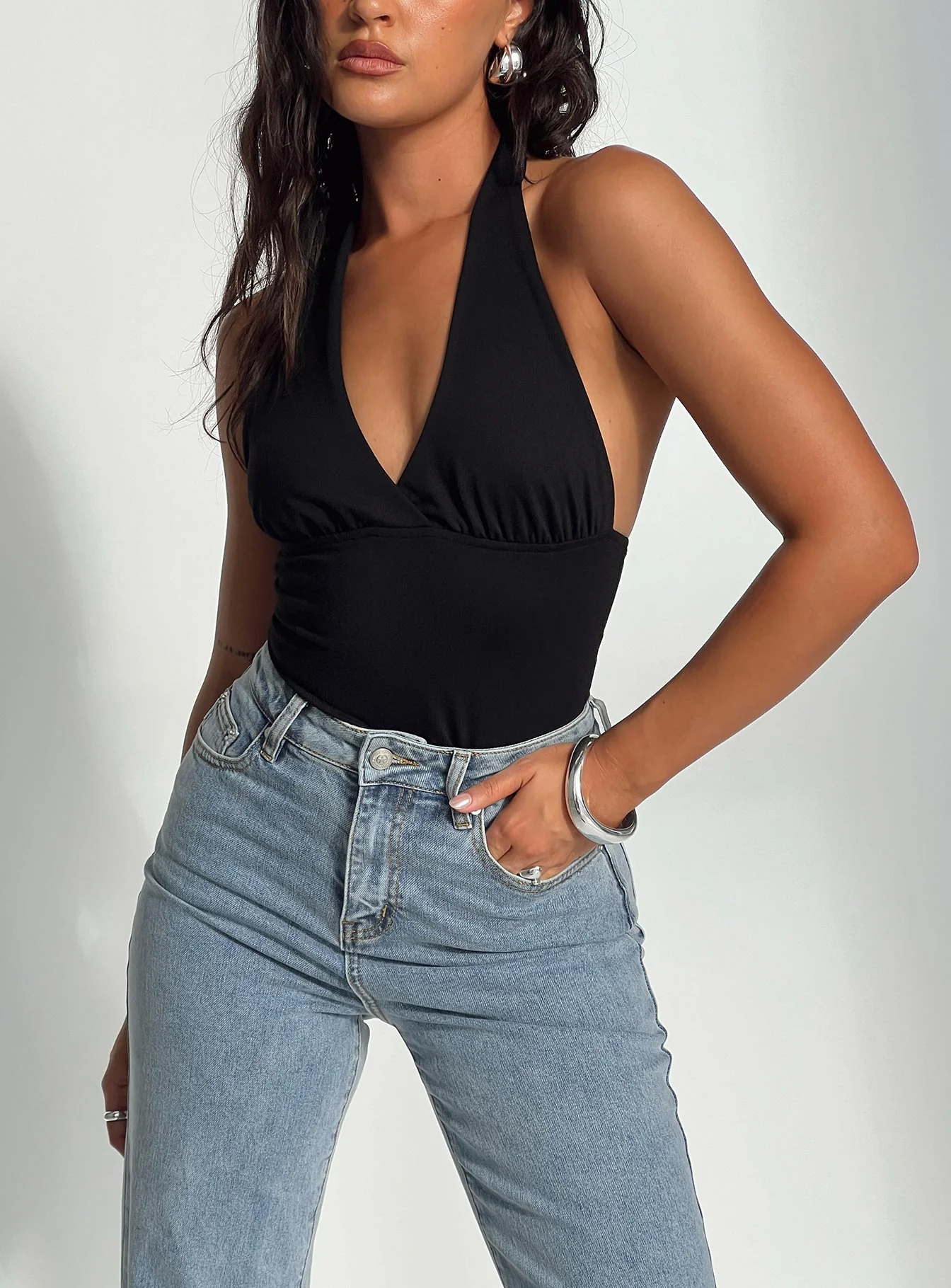 Whimsy Halter Top Black - Image 8