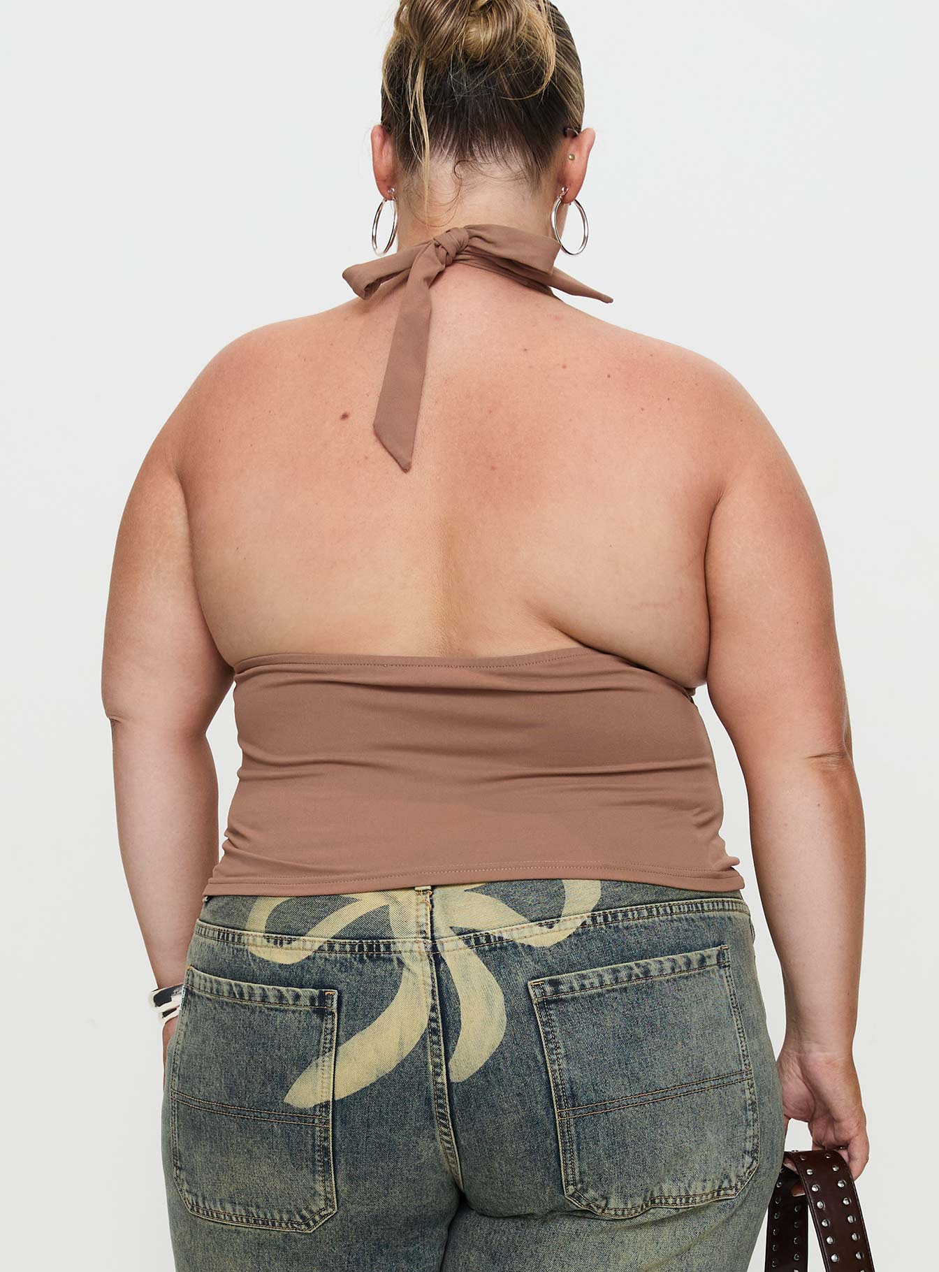 Whimsy Halter Top Chocolate Curve - Image 5