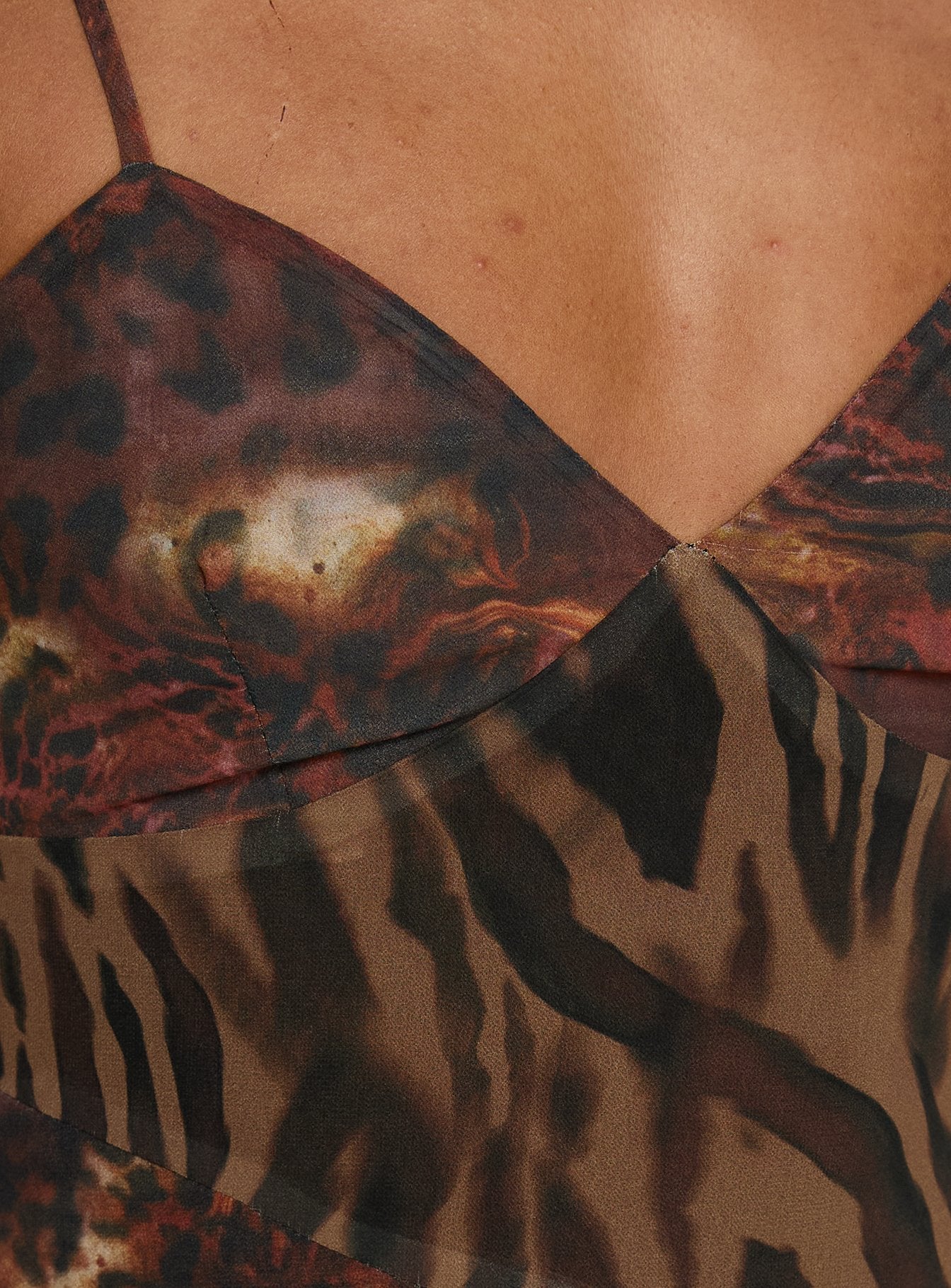 Wild Horizon Spliced Mini Dress Animal - Image 6