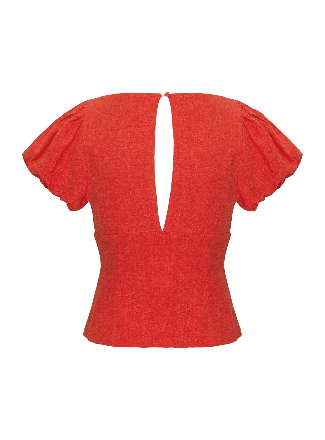 Wilhelmina Blouse Top Red - Image 7