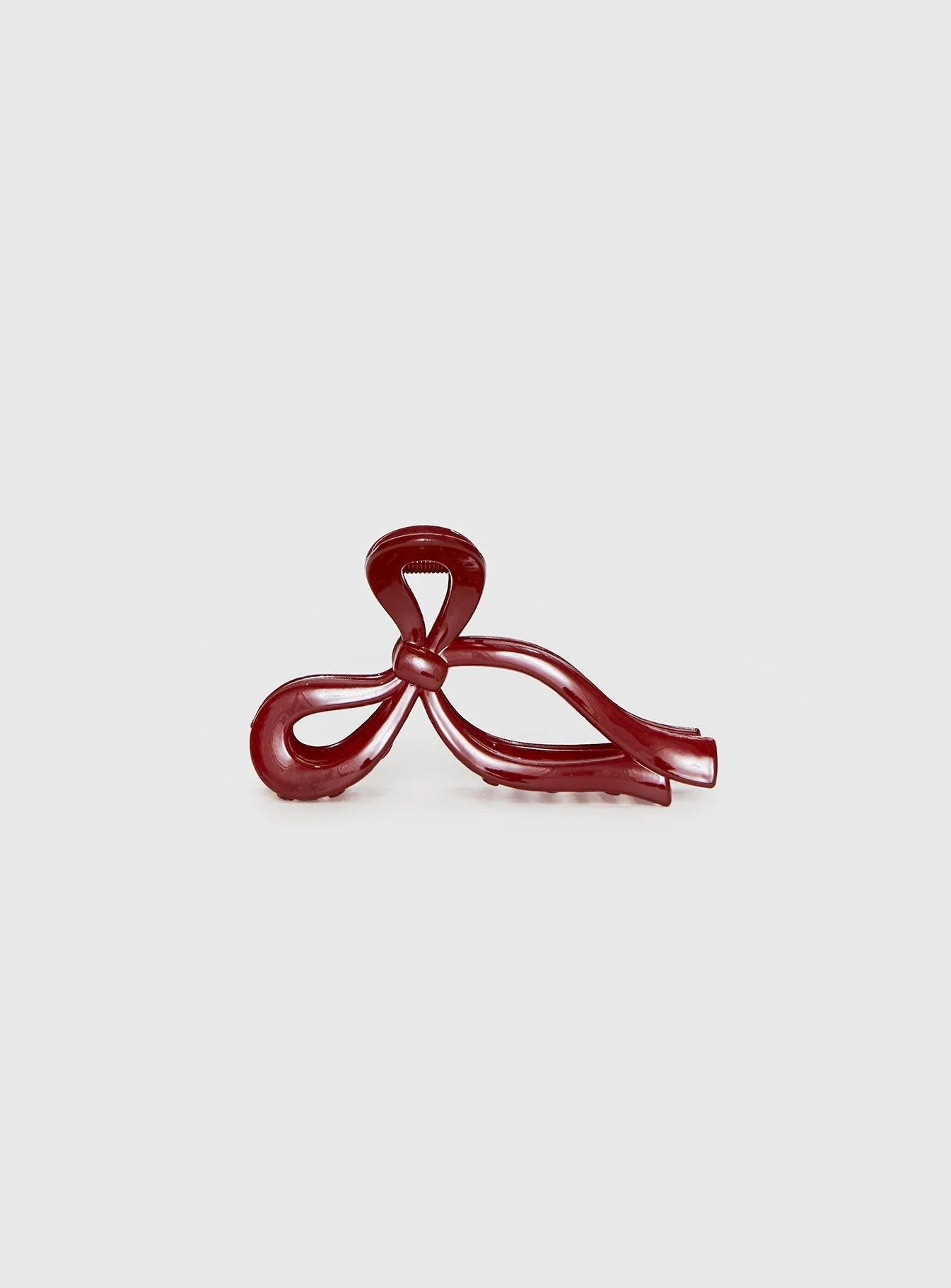 With A Bow Hair Clip Red - Image 2