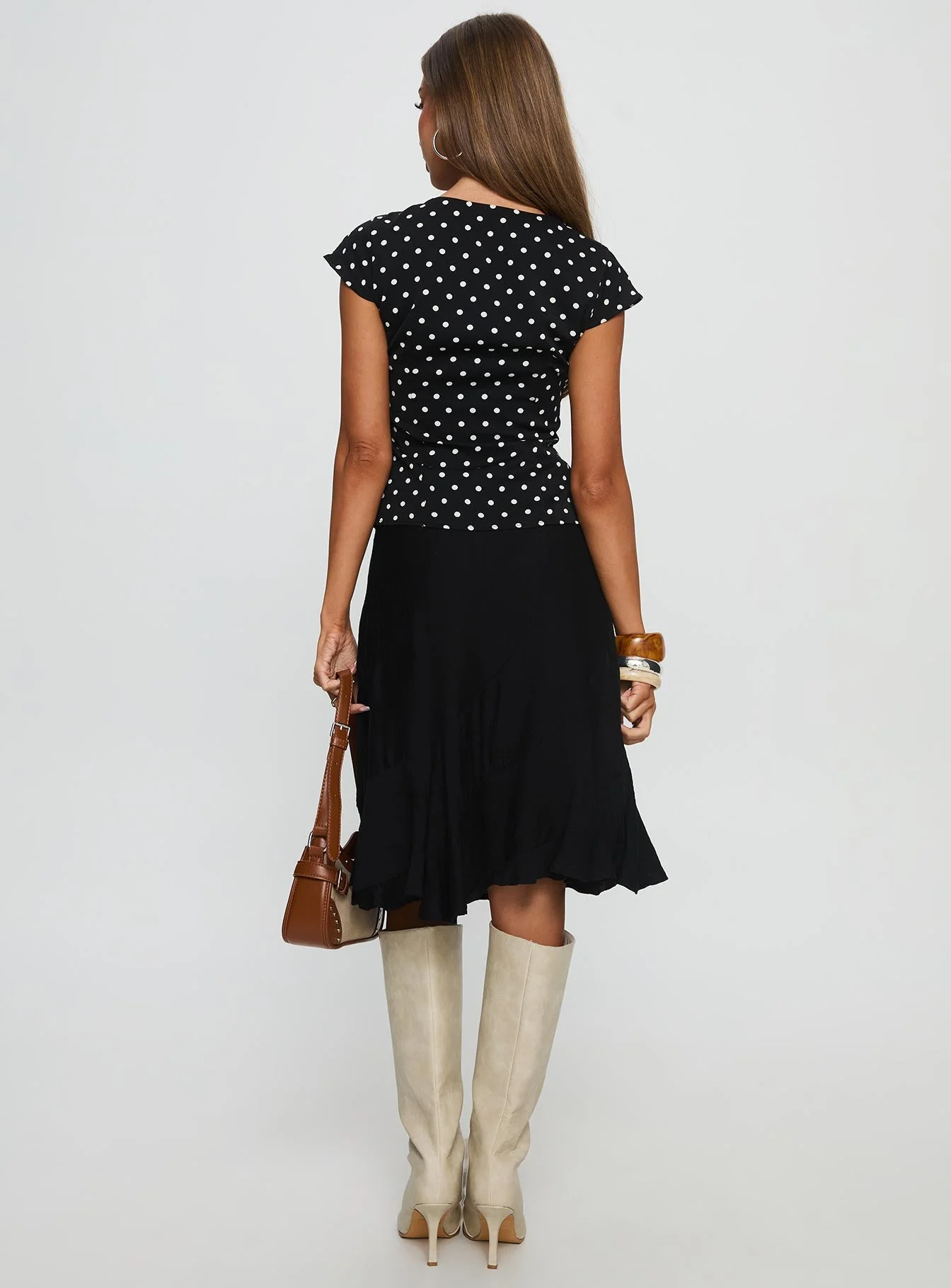 With Kindness Midi Skirt Black - Image 5