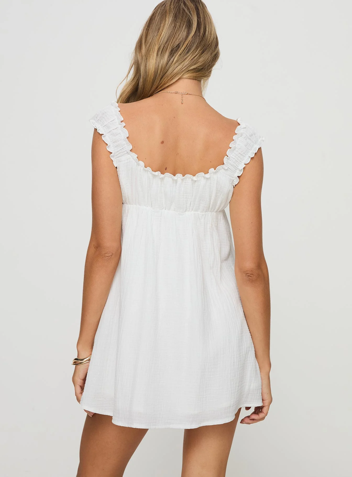 Wittek Mini Dress White - Image 5