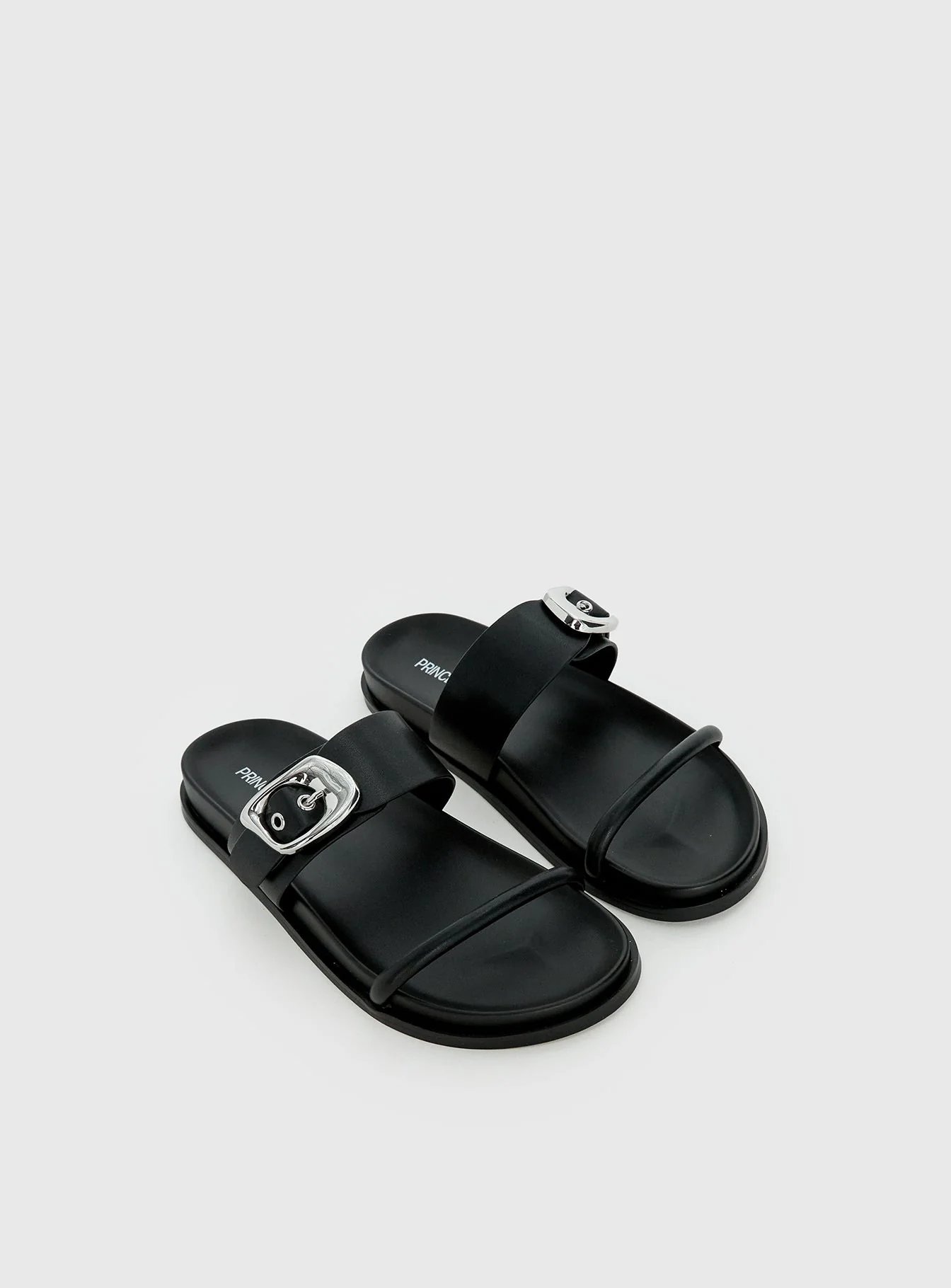 Worth It Buckle Detail Sandals Black - Image 2