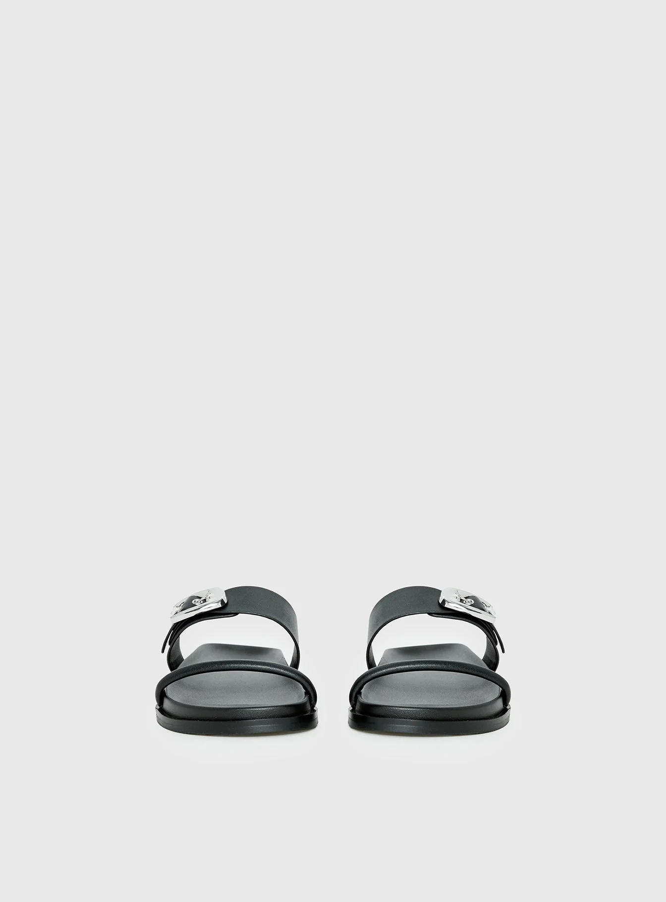 Worth It Buckle Detail Sandals Black - Image 5