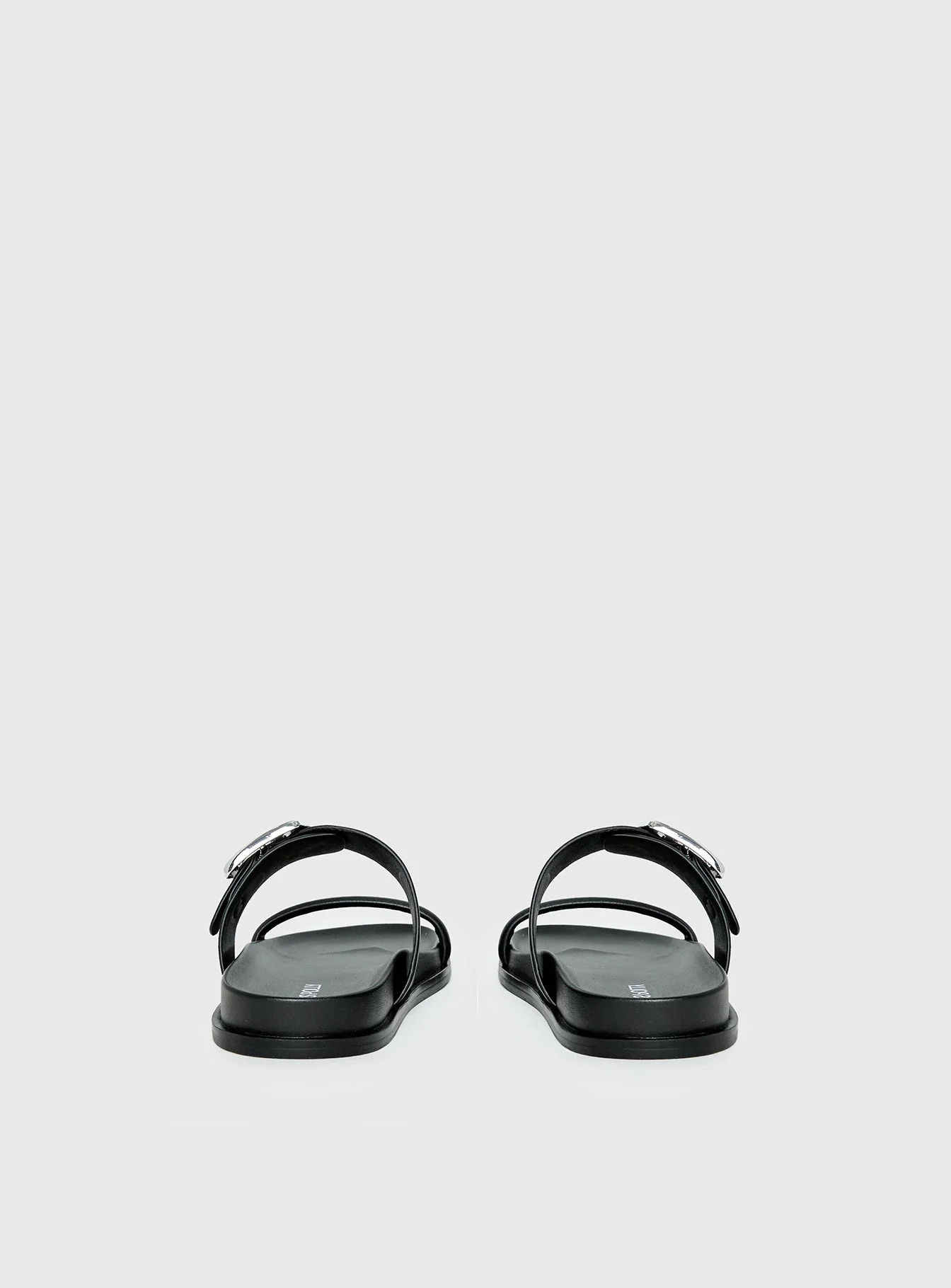 Worth It Buckle Detail Sandals Black - Image 6