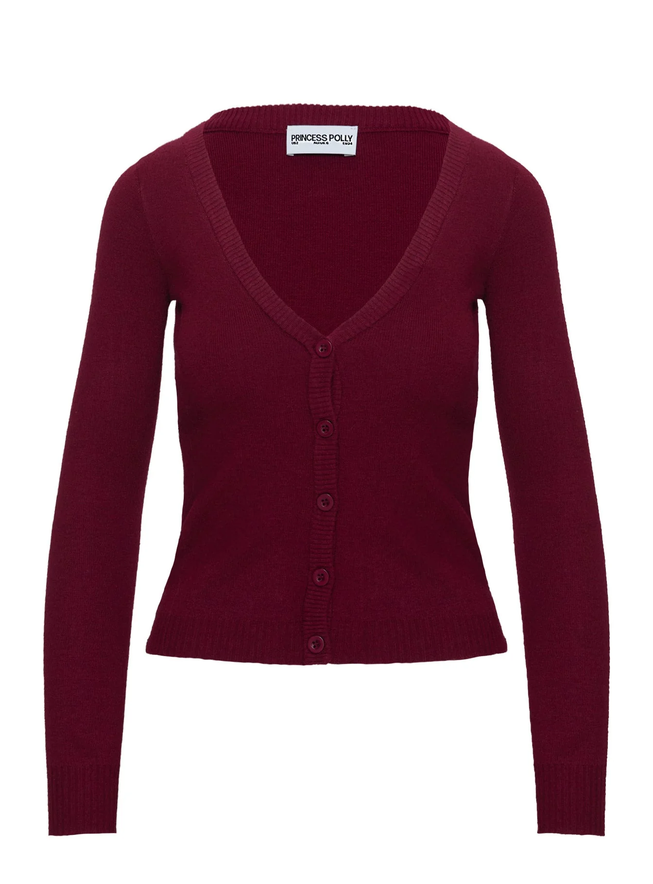 York Cardigan Cherry Red - Image 4