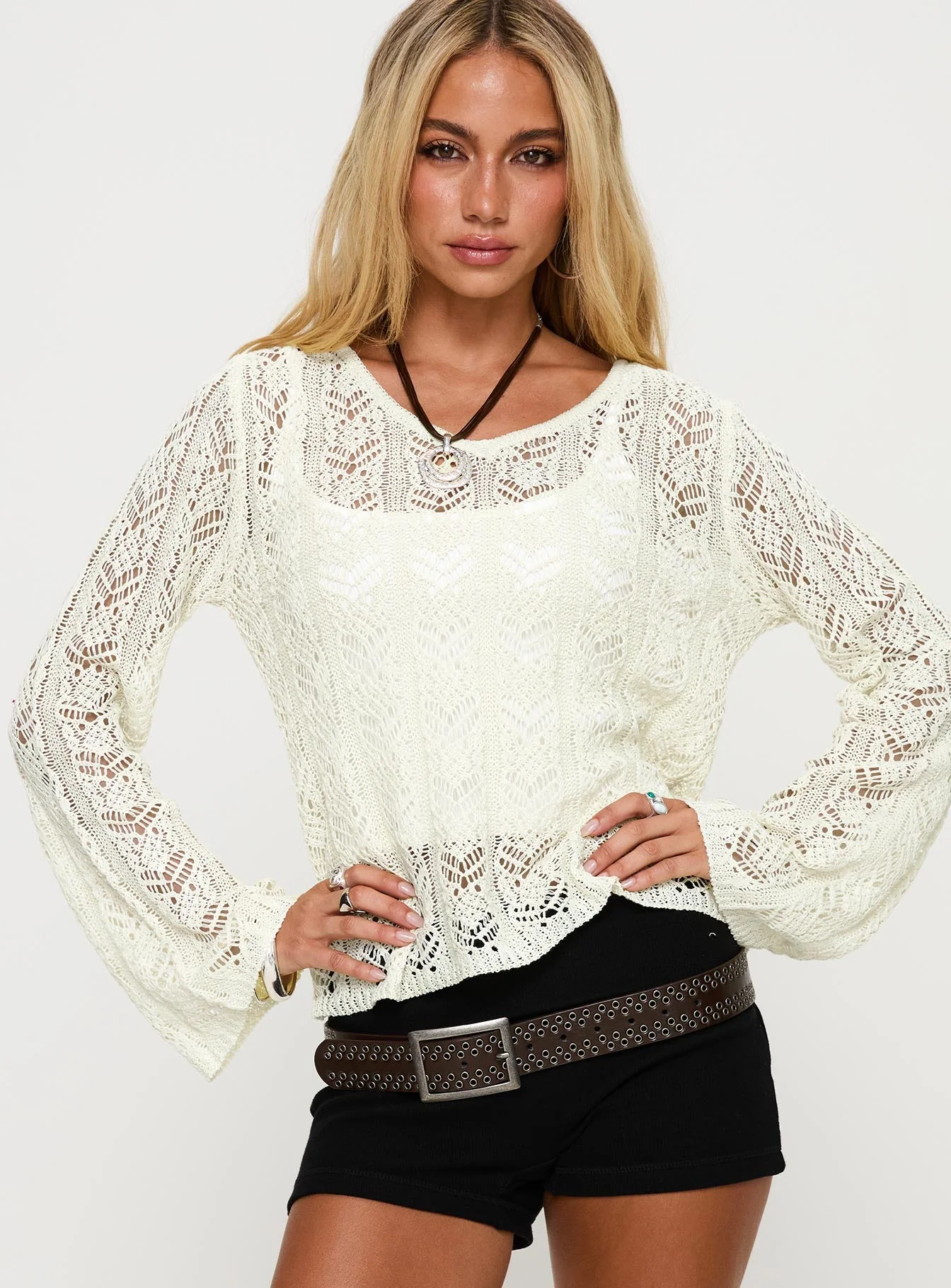 You Know Me Knit Sweater Lemon - Image 2