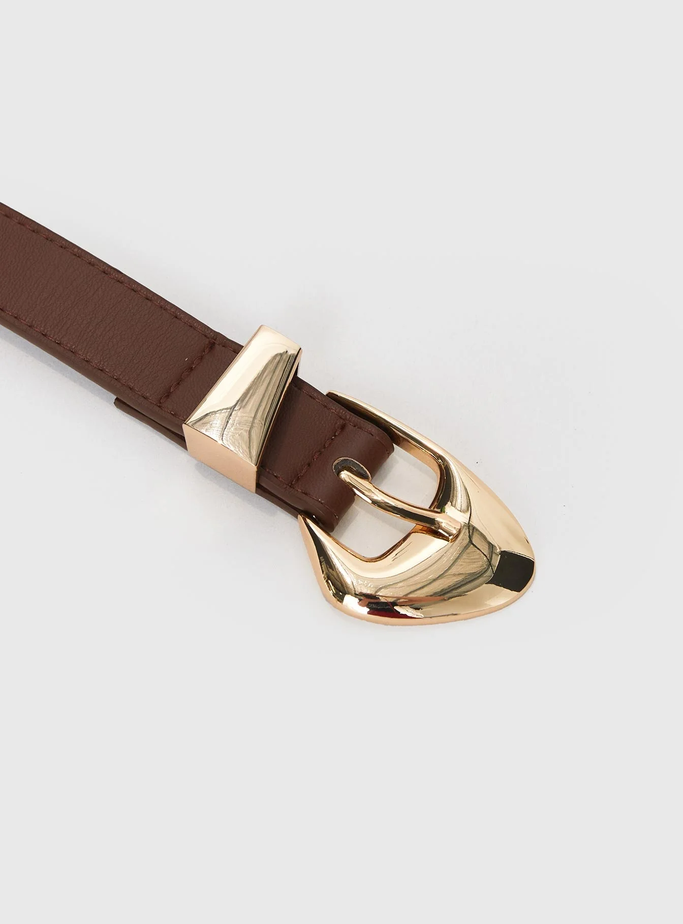 You're Strong Belt Dark Brown / Gold - Image 3