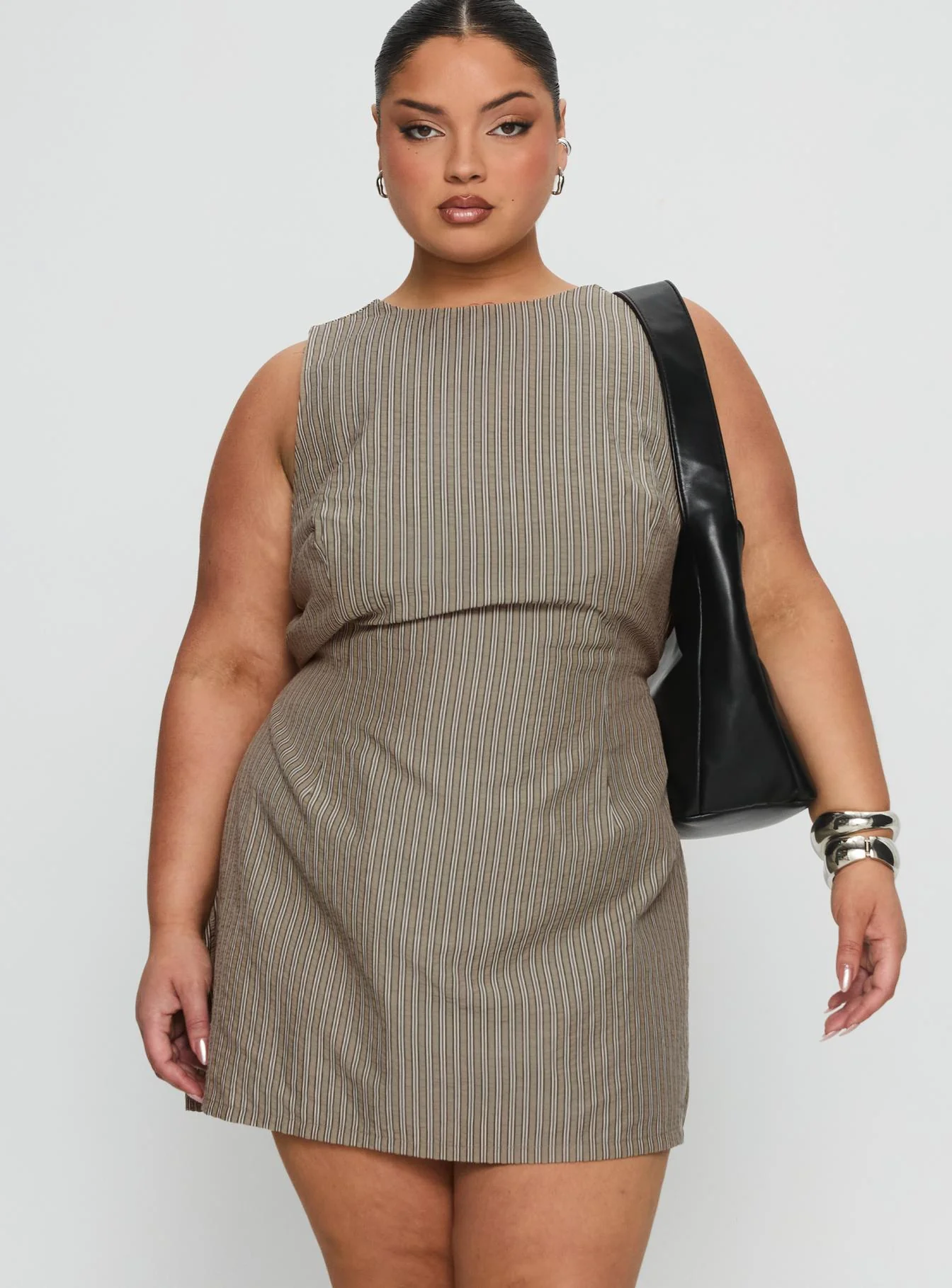Yumiko Romper Green Stripe Curve - Image 2