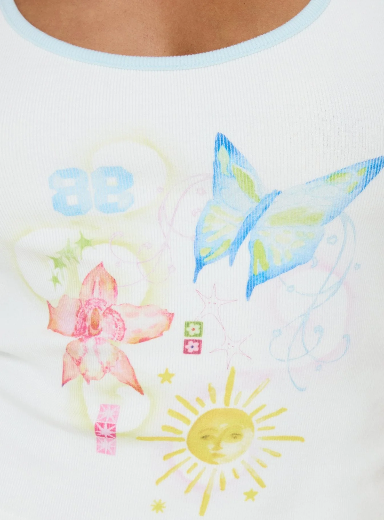 Zarelle Graphic Halter Top Multi - Image 7