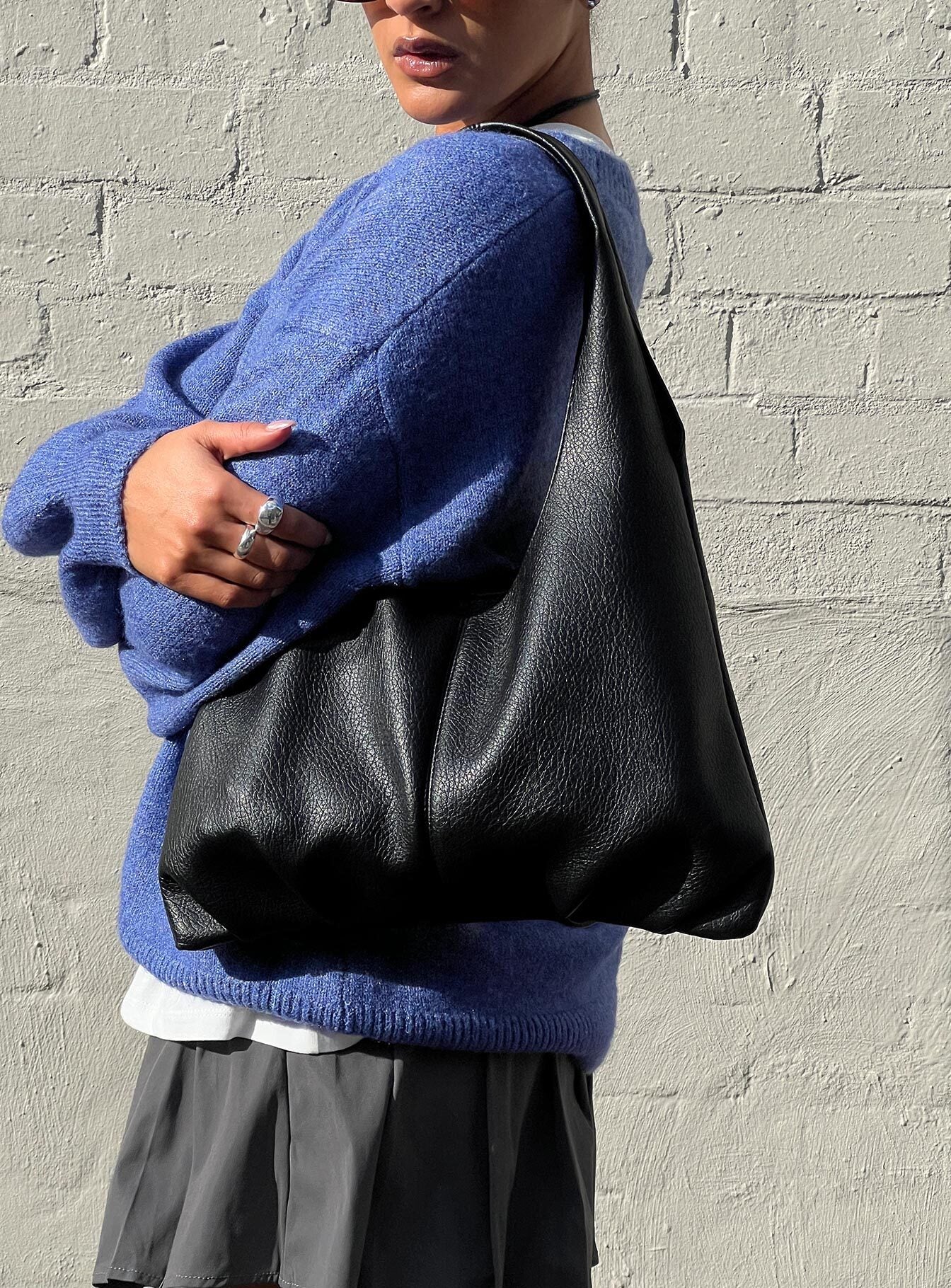 Zenia Shoulder Bag Black - Image 7